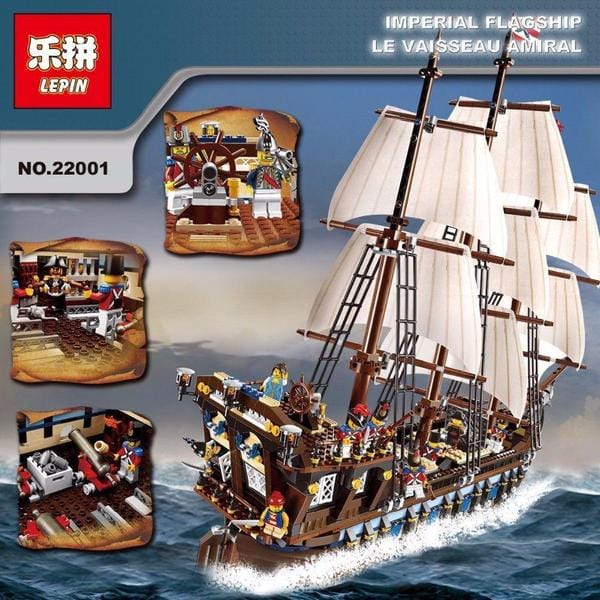 Lego Pirates Lepin Flagship Lego Pirate Ship Imperial Flagship Top
