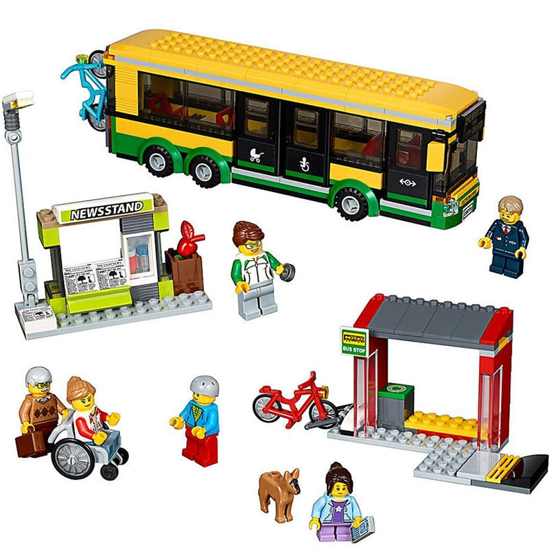 King 82053 Town Bus Station (Previously known as Lepin 02078