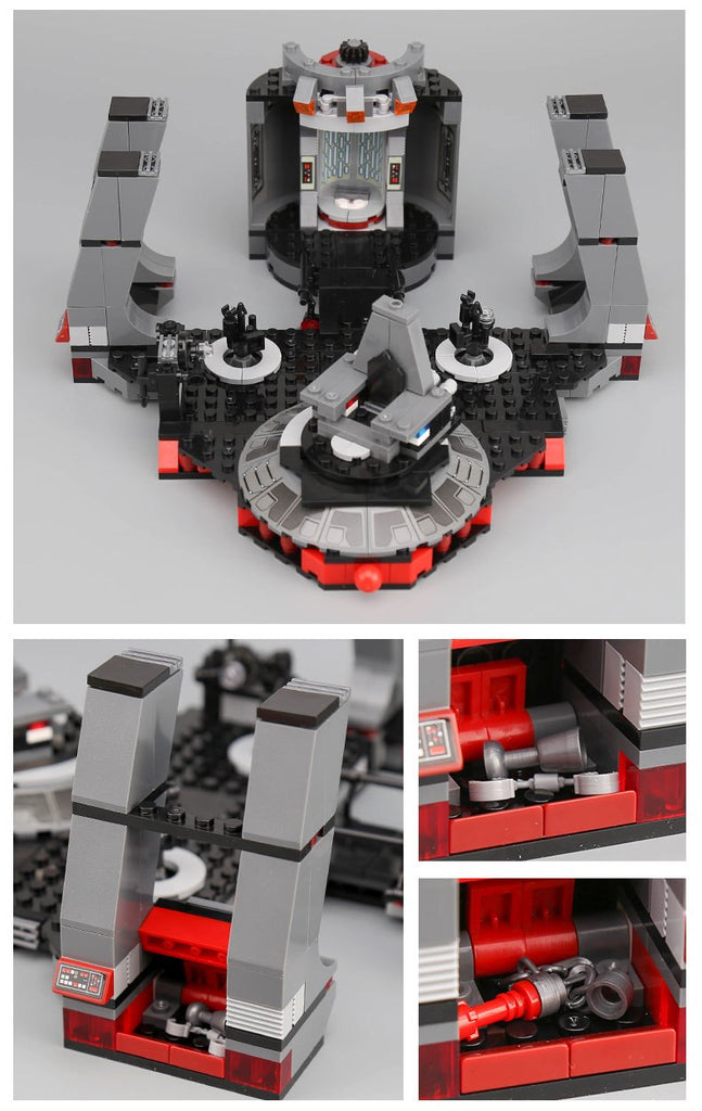 Custom Snoke's Throne Room Lego Lepin 05148 Star Wars Snoke's