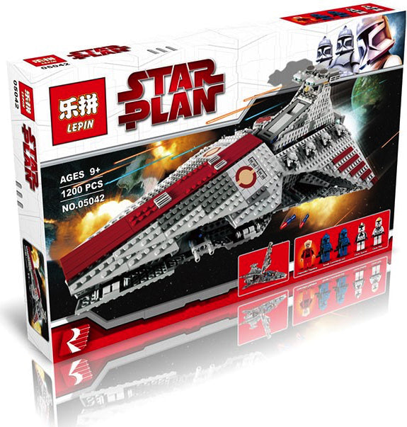 King 180013 Star Wars Venator-Class Republic Attack Cruiser (Previousl –  Big Brick Store