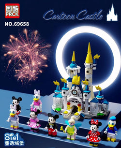 69658 Disney 8-in-1 Disney Mini Figures + Mini Castle