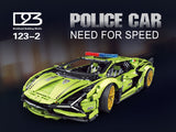 Brickhead 123-2 Police Car