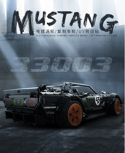 Decool 3003 Ford Mustang Hoonicorn RTR V2 Racing Car Technic