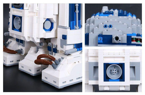 Lepin/King R2D2 No.05043 2127Teile mit LED-BELEUCHTUNG in