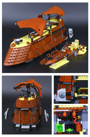 Lego star wars 2025 jabba the hutt ship