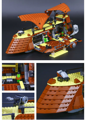 Lepin jabba's sail barge discount