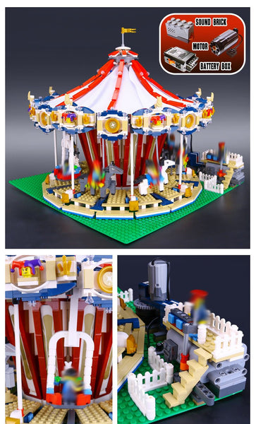 Lego merry go round 10196 deals