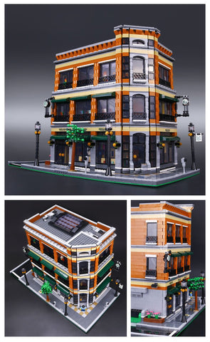 Lepin 15017 Modular Barnes Noble Starbucks Store Big Brick Store