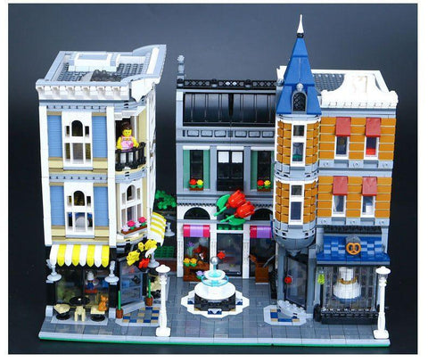 Lepin best sale corner garage