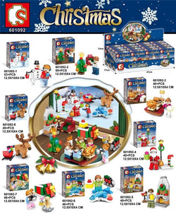 Sembo Block 601092 Christmas 8 Box Set