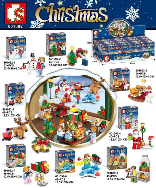 Sembo Block 601092 Christmas 8 Box Set